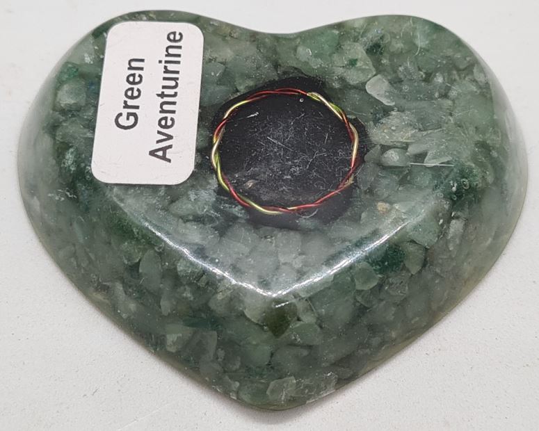 Resin Orgonite Hearts